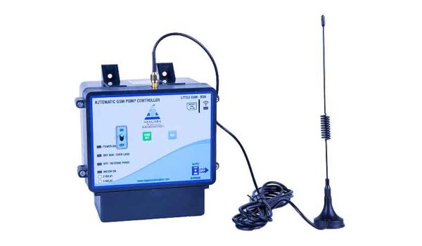 término análogo Volcán excitación GSM Based 2G Automatic Pump Controller With GPRS Single Phase - Irrigation  Automation Systems